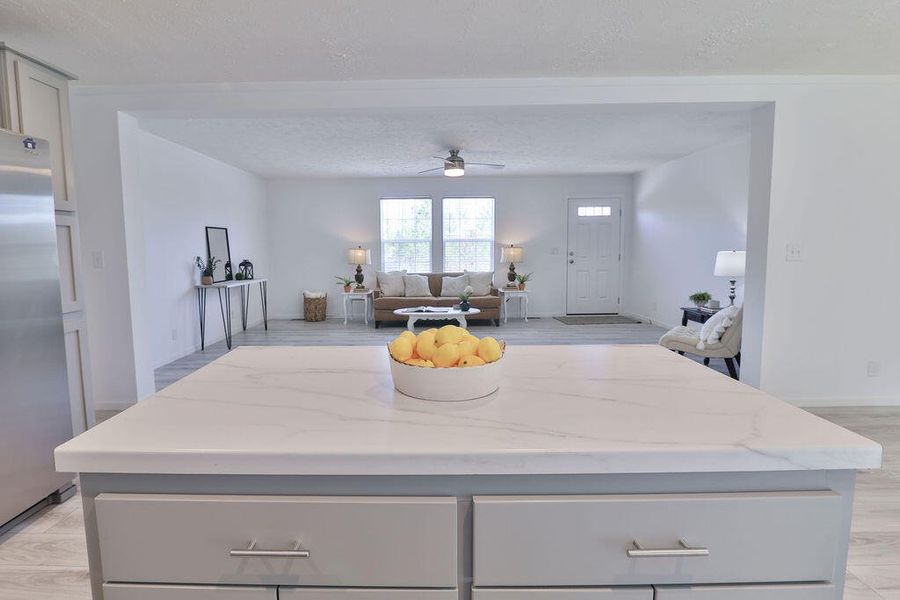 Furnished interior view inside a new home in , Cross (Image 9). Furnished interior view inside a new home in , Cross (Image 9).