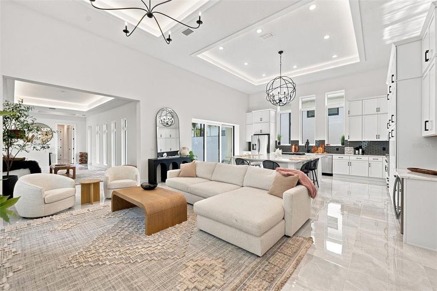 Furnished interior view inside a new home in , Bradenton (Image 17). Furnished interior view inside a new home in , Bradenton (Image 17).