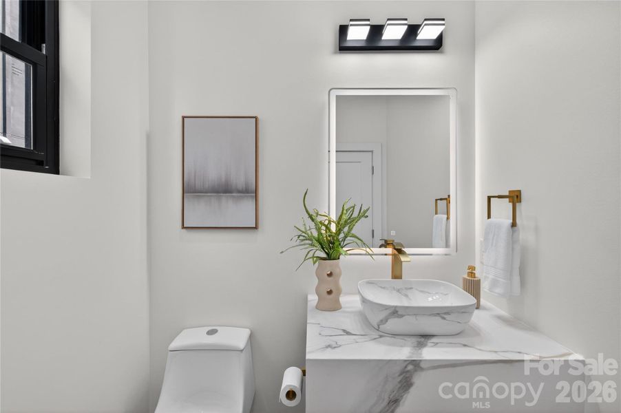 Furnished interior view inside a new home in , Charlotte (Image 28).