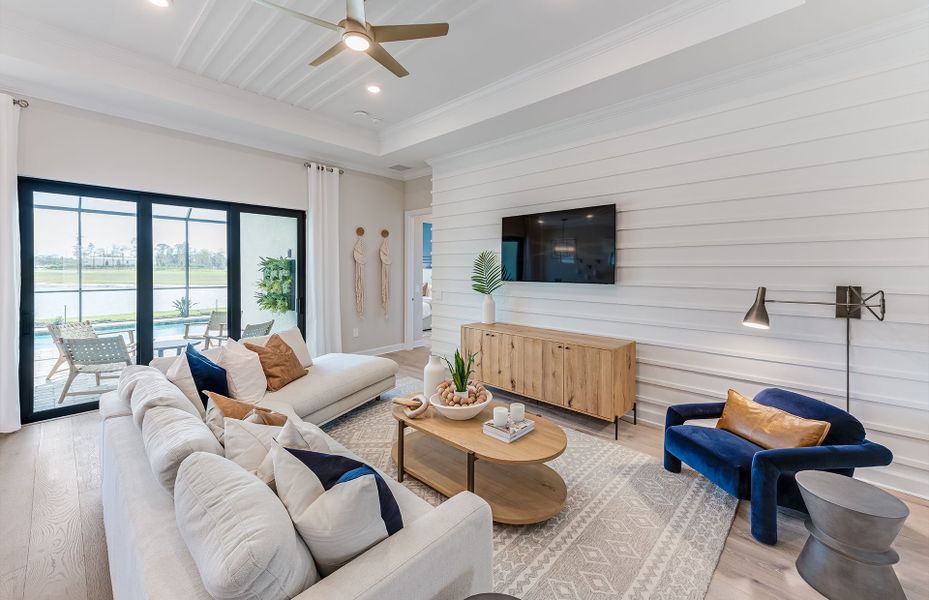 Furnished interior view inside a new home in Terreno, Naples (Image 8).