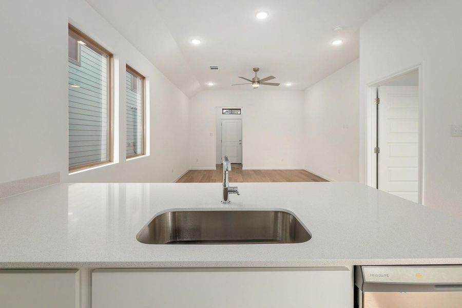 Kitchen in the Ash home plan by Trophy Signature Homes – REPRESENTATIVE PHOTO Kitchen in the Ash home plan by Trophy Signature Homes – REPRESENTATIVE PHOTO