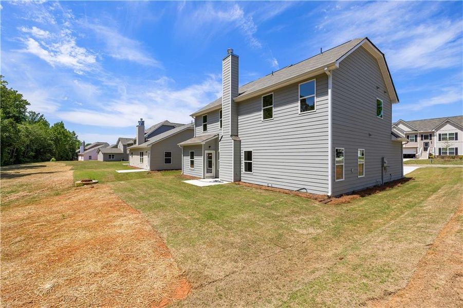 Exterior details and patio area of a home in , Villa Rica (Image 21).