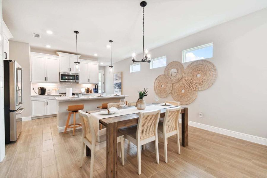 Representative furnished interior of a home built from the Sandpiper by William Ryan Homes in Fairway Pointe - Villa Community, Sun City Center (Image 8).