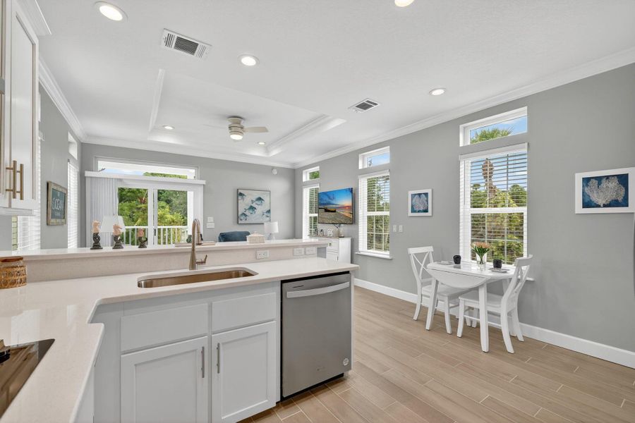Furnished interior view inside a new home in , Jensen Beach (Image 11).