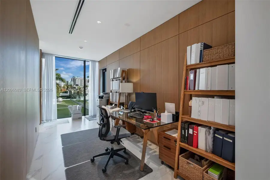 Furnished interior view inside a new home in , Miami Beach (Image 8).