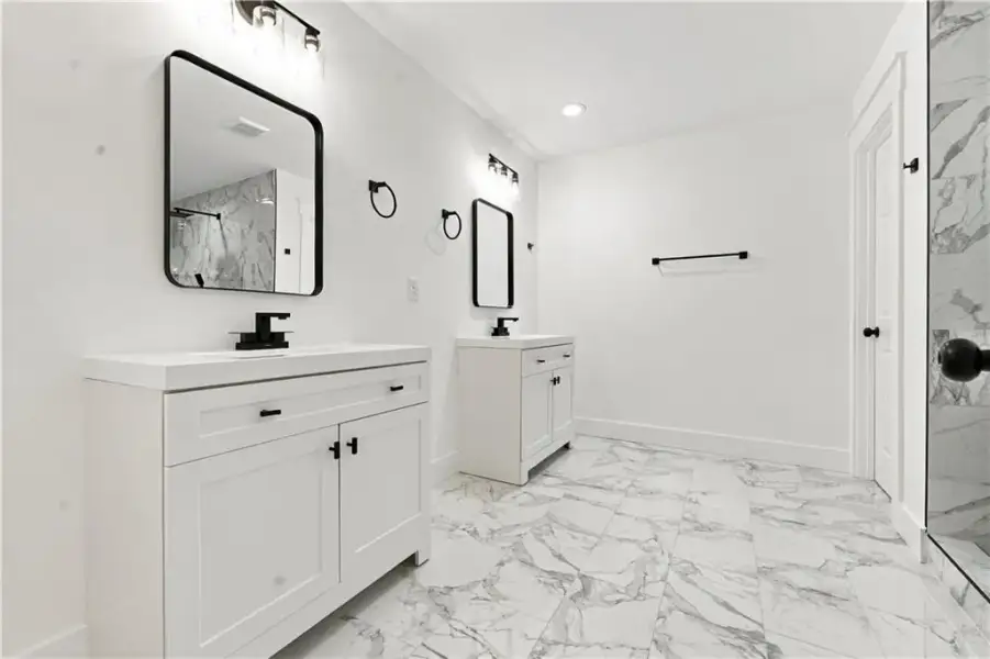 Furnished interior view inside a new home in , Austell (Image 11).