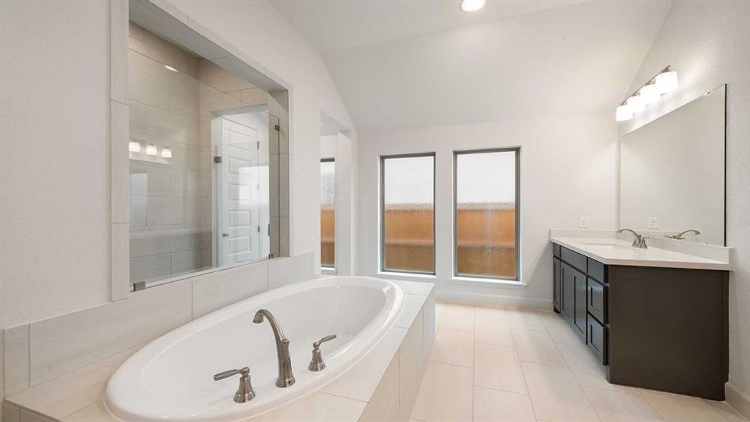 Furnished interior view inside a new home in Cambridge Crossing, Celina (Image 9).