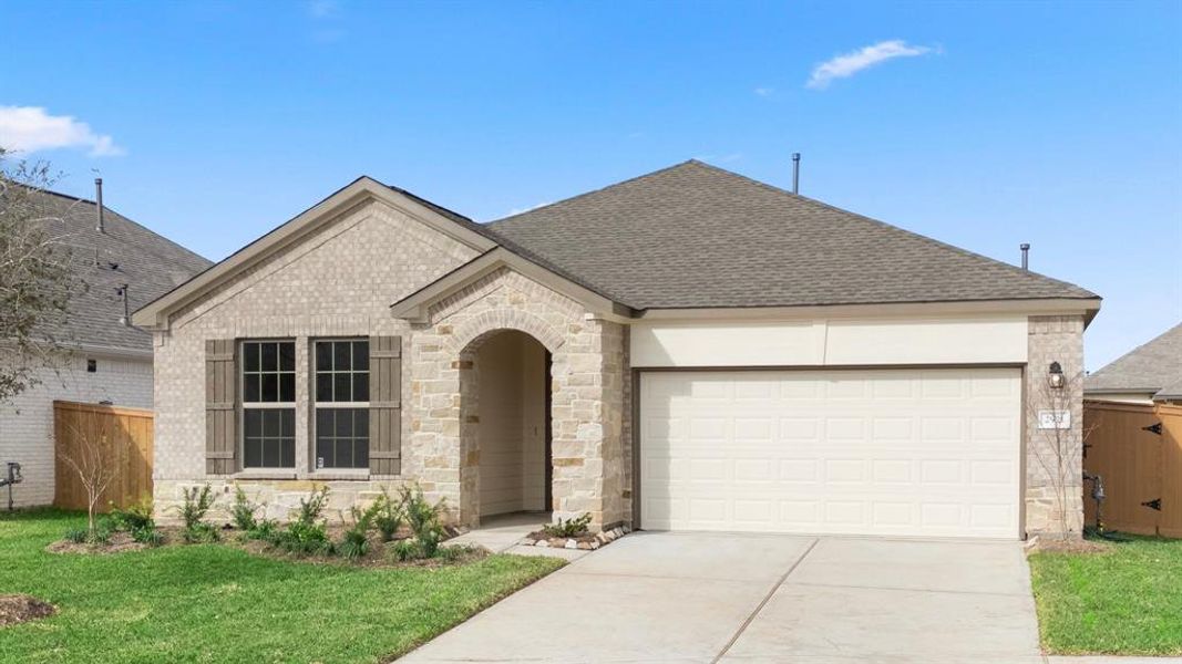 Welcome home to 2921 Cliff Ridge Lane located in the master planned community of Sunterra and zoned to Katy ISD.