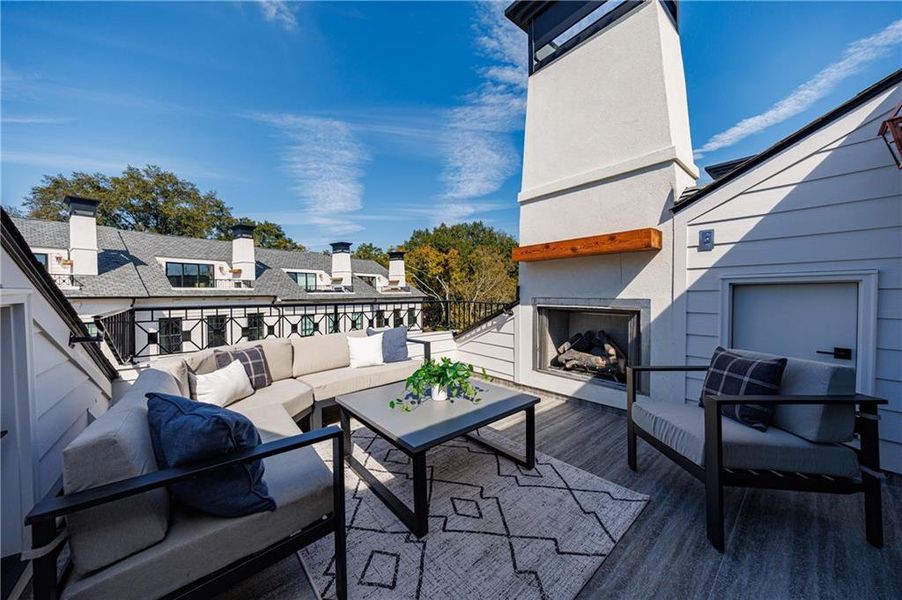 Exterior details and patio area of a home in , Alpharetta (Image 4). Exterior details and patio area of a home in , Alpharetta (Image 4).