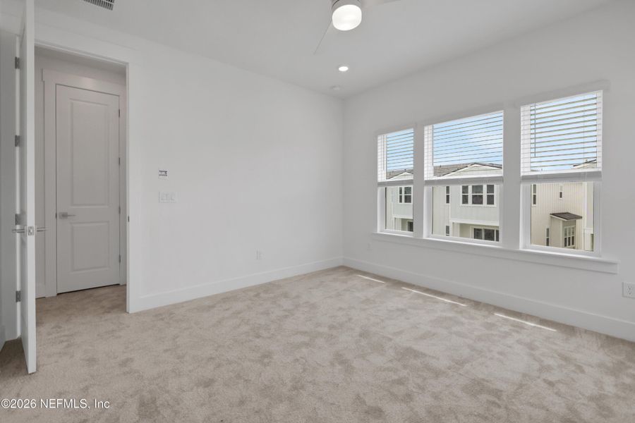 Spacious, unfurnished interior of a new home in North Beach Townhomes, Jacksonville Beach (Image 19). Spacious, unfurnished interior of a new home in North Beach Townhomes, Jacksonville Beach (Image 19).