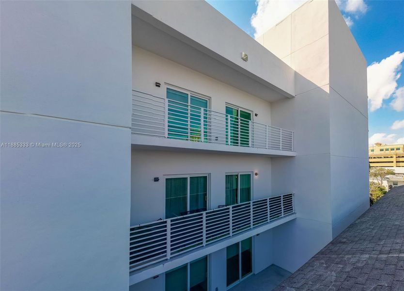 Exterior details and patio area of a home in , Hollywood (Image 2). Exterior details and patio area of a home in , Hollywood (Image 2).