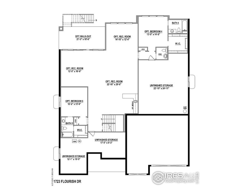 2D floor plan layout of this home in RainDance, Windsor, CO (Image 1). 2D floor plan layout of this home in RainDance, Windsor, CO (Image 1).