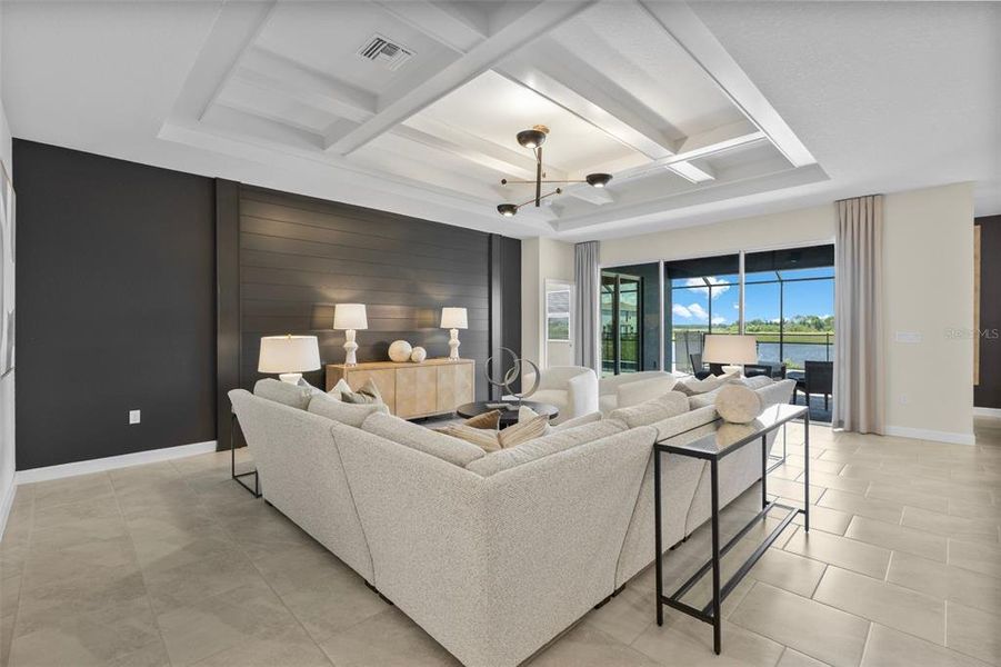 Furnished interior view inside a new home in Rye Ranch, Parrish (Image 11).