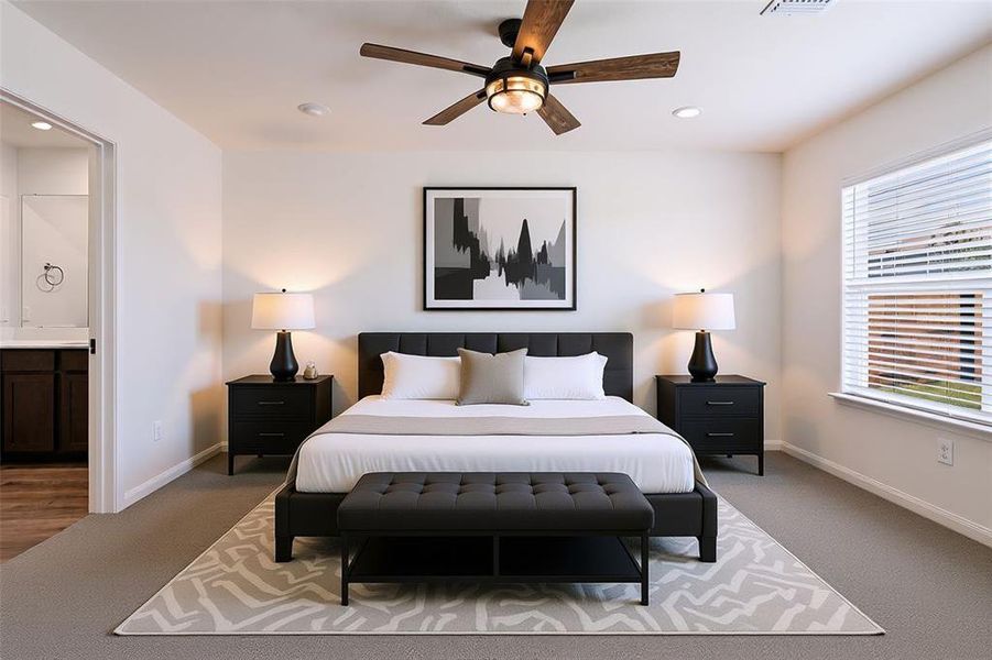 *Virtually Staged* primary bedroom *Virtually Staged* primary bedroom