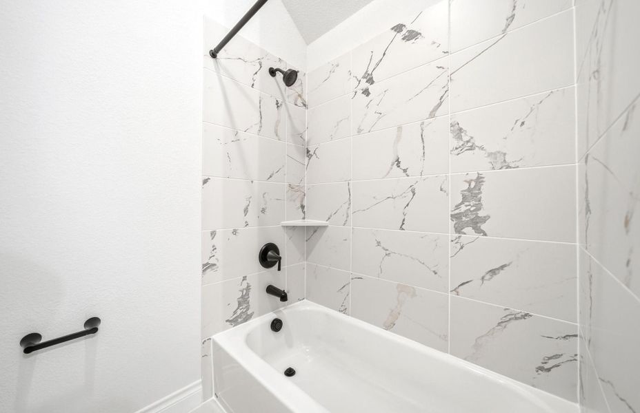 Furnished interior view inside a new home in Bridgeland 60′, Cypress (Image 14).