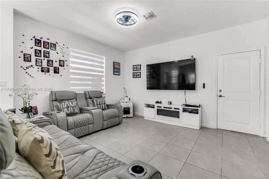 Furnished interior view inside a new home in , Miami (Image 16).