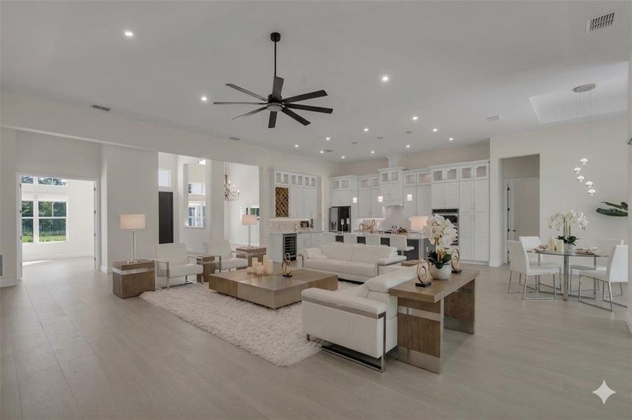 Furnished interior view inside a new home in , Kissimmee (Image 14). Furnished interior view inside a new home in , Kissimmee (Image 14).