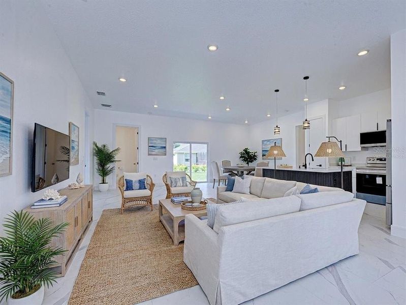 Furnished interior view inside a new home in , Rotonda West (Image 8).