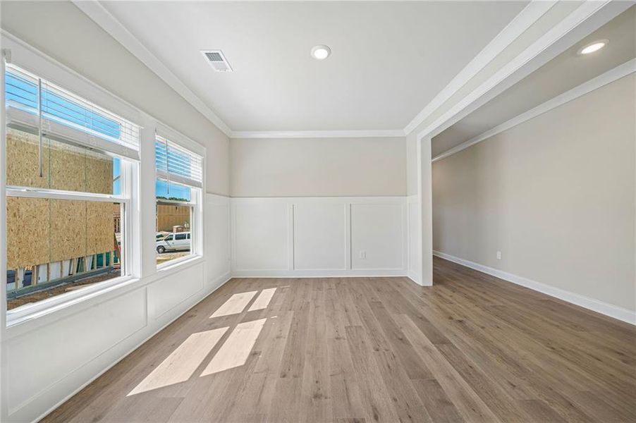 Spacious, unfurnished interior of a new home in Vines at Mill Creek - Legacy Series, Braselton (Image 33). Spacious, unfurnished interior of a new home in Vines at Mill Creek - Legacy Series, Braselton (Image 33).