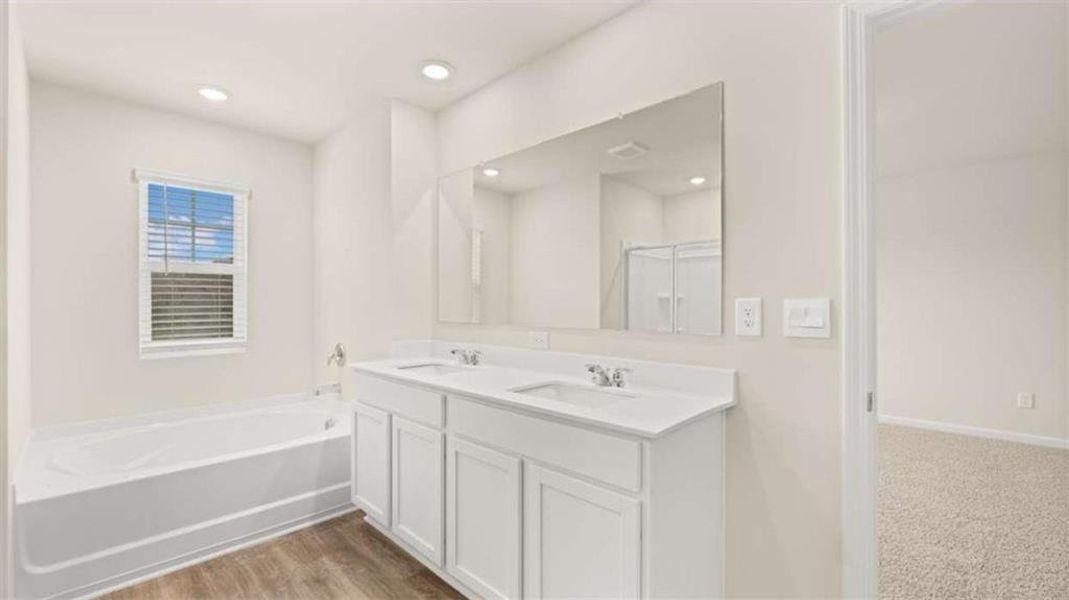 Furnished interior view inside a new home in The Preserve at Agricultural Village, Perry (Image 7). Furnished interior view inside a new home in The Preserve at Agricultural Village, Perry (Image 7).