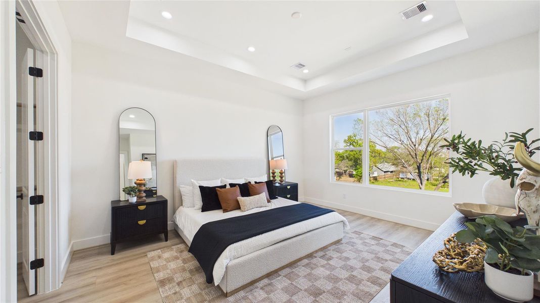 Furnished interior view inside a new home in , Houston (Image 37).