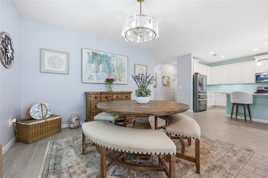 Furnished interior view inside a new home in Trailhead Landing, Alachua (Image 10).