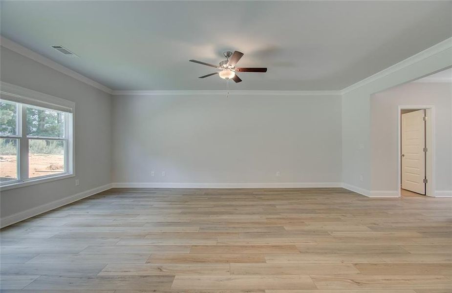 Spacious, unfurnished interior of a new home in Crofton Place Enclave, Snellville (Image 21). Spacious, unfurnished interior of a new home in Crofton Place Enclave, Snellville (Image 21).