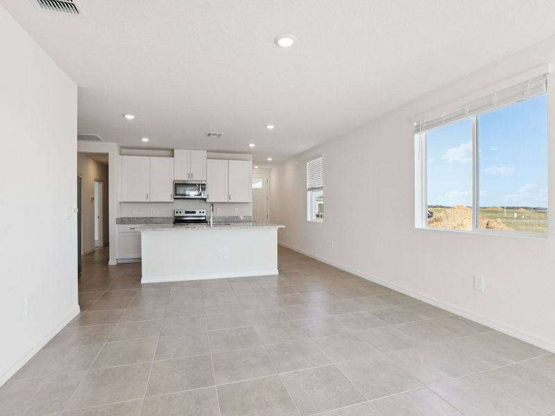 Spacious, unfurnished interior of a new home in Benton Hills - Premier Series, Brooksville (Image 12). Spacious, unfurnished interior of a new home in Benton Hills - Premier Series, Brooksville (Image 12).