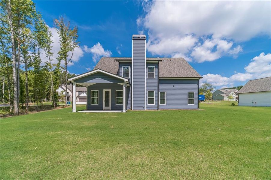 Exterior details and patio area of a home in , Loganville (Image 31).