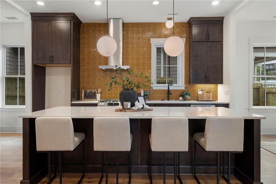 Furnished interior view inside a new home in , Atlanta (Image 13).