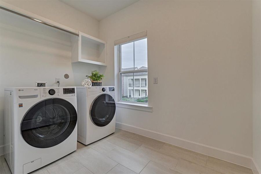 Utility room is located on the 2nd floor for convenient access!