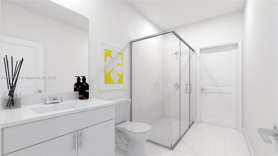 Furnished interior view inside a new home in Hawthorne at Galiano Pointe, Miami (Image 4). Furnished interior view inside a new home in Hawthorne at Galiano Pointe, Miami (Image 4).