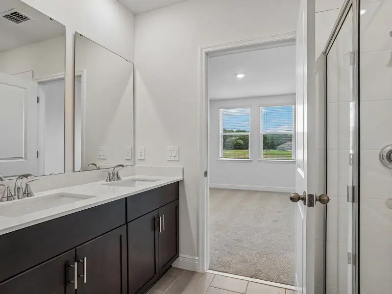 Furnished interior view inside a new home in Villamar - Classic Series, Winter Haven (Image 8).