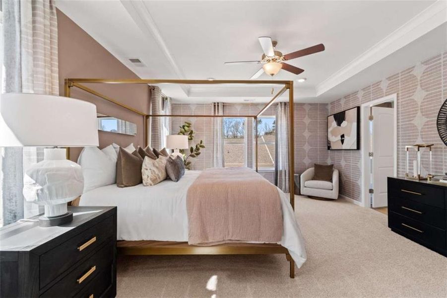 Furnished interior view inside a new home in Diamante, Stockbridge (Image 14).
