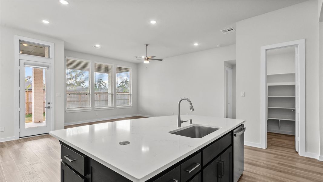 Furnished interior view inside a new home in , Conroe (Image 7). Furnished interior view inside a new home in , Conroe (Image 7).