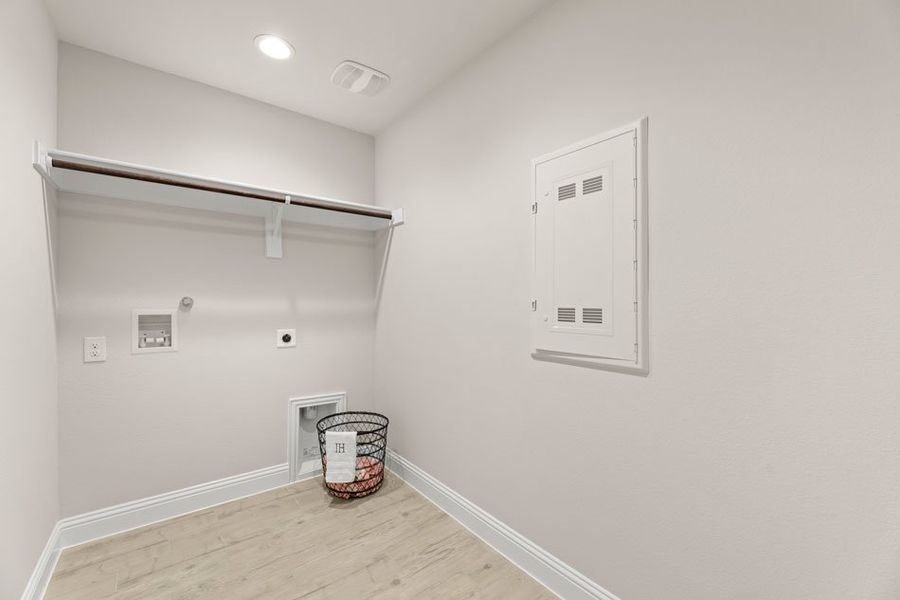 Representative exterior photo of a completed home built from the Cambridge by Impression Homes in Timberbrook, Justin, TX (Image 24). Representative exterior photo of a completed home built from the Cambridge by Impression Homes in Timberbrook, Justin, TX (Image 24).