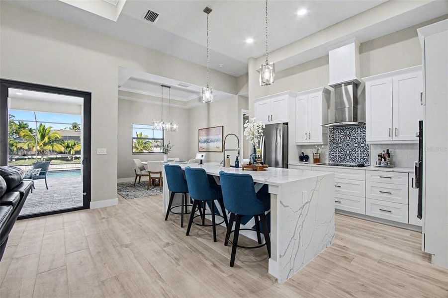 Furnished interior view inside a new home in , Cape Coral (Image 6).