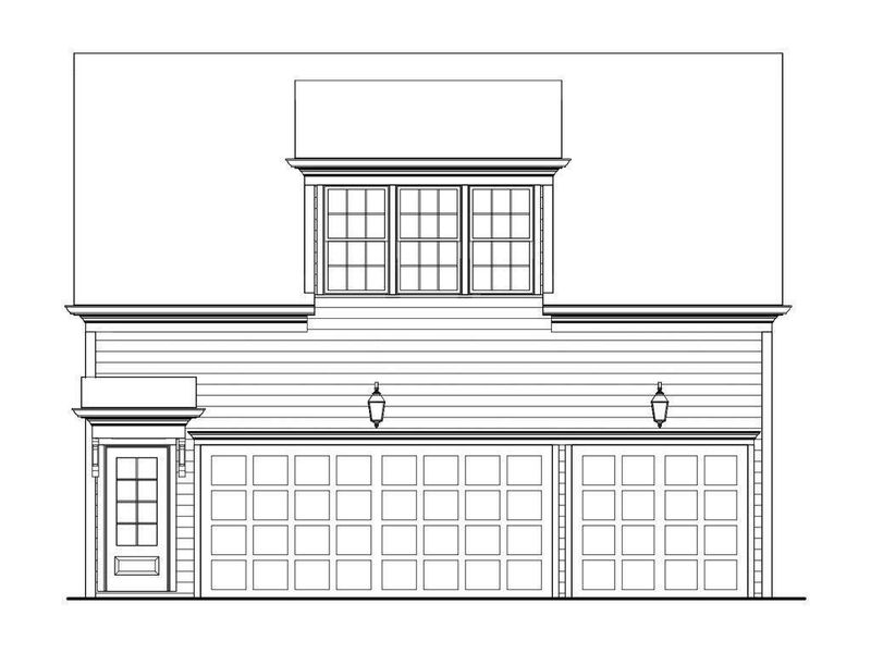 Exterior rendering of this home design in , Ball Ground, GA (Image 3).