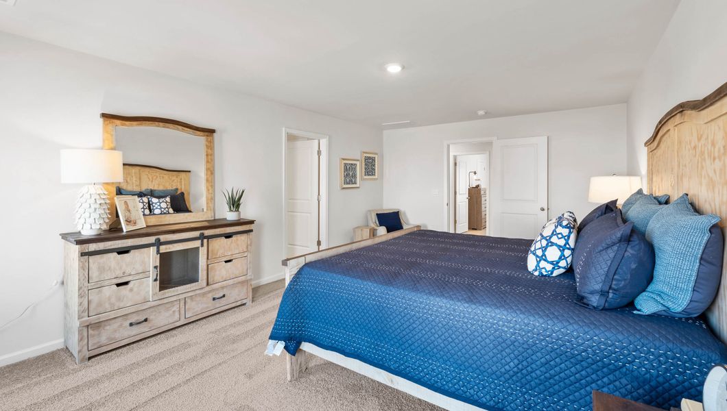 Representative furnished interior of a home built from the Hayden by D.R. Horton in Lightwood Cottages, Moore (Image 29).