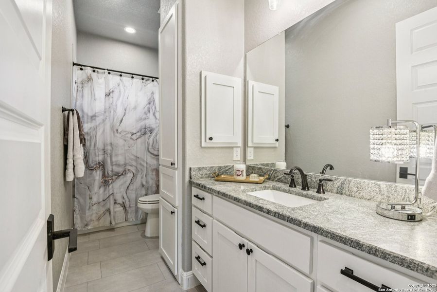 Furnished interior view inside a new home in , Adkins (Image 9).