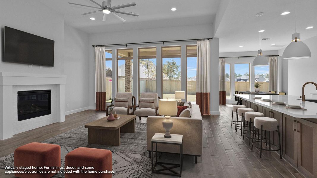 Furnished interior view inside a new home in Kresston 65', Montgomery (Image 7). Furnished interior view inside a new home in Kresston 65', Montgomery (Image 7).