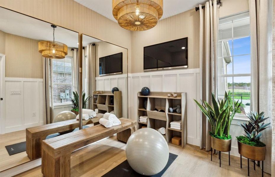 Light-filled flex room providing additional living space *Model representation Light-filled flex room providing additional living space *Model representation