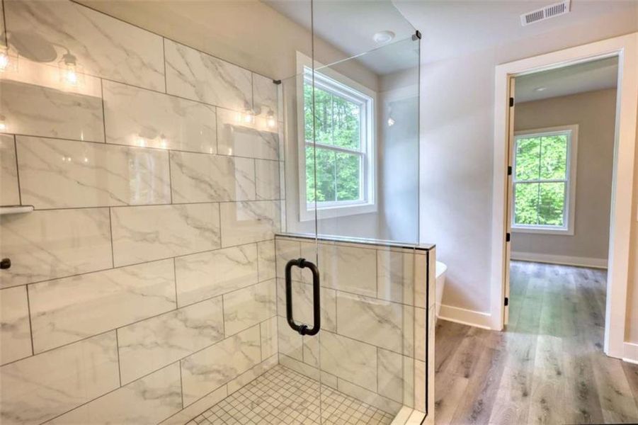 Furnished interior view inside a new home in , Monticello (Image 36).