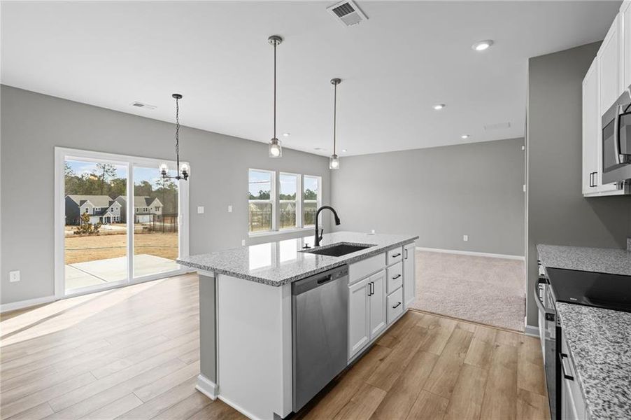 Furnished interior view inside a new home in Twin Lakes, Hoschton (Image 7). Furnished interior view inside a new home in Twin Lakes, Hoschton (Image 7).