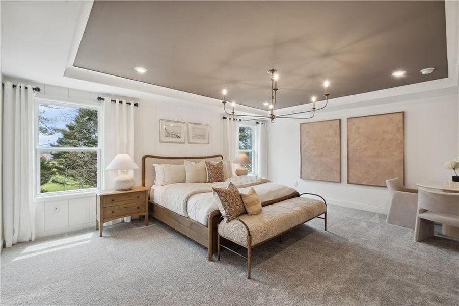 Furnished interior view inside a new home in Hamilton Place, Cartersville (Image 18).