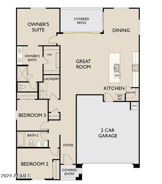 Floorplan (R) - Violet - 4-Panel Slider