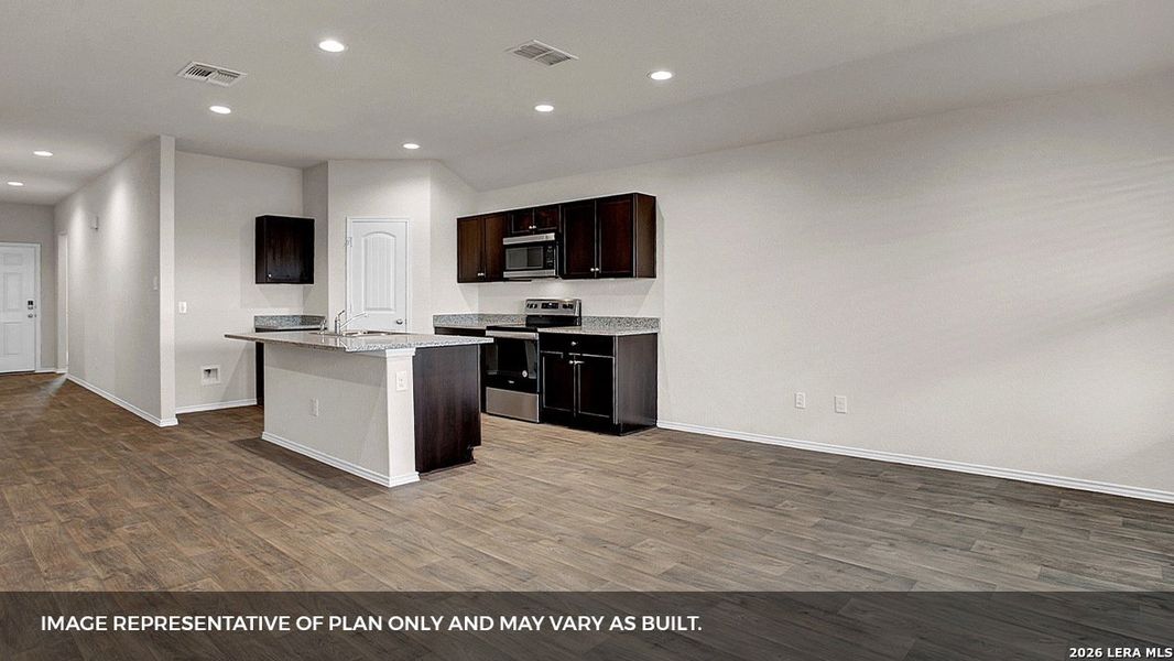 Furnished interior view inside a new home in The Birch at Spencer Ranch, Boerne (Image 4). Furnished interior view inside a new home in The Birch at Spencer Ranch, Boerne (Image 4).