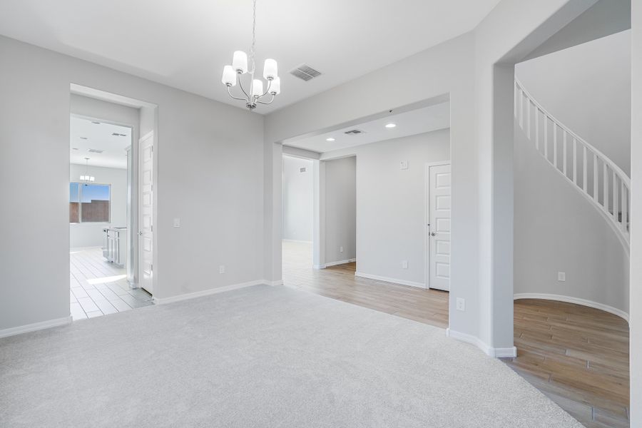 Representative unfurnished interior of a home built from the Revere by Taylor Morrison in Allen Ranches Expedition Collection, Litchfield Park (Image 21). Representative unfurnished interior of a home built from the Revere by Taylor Morrison in Allen Ranches Expedition Collection, Litchfield Park (Image 21).
