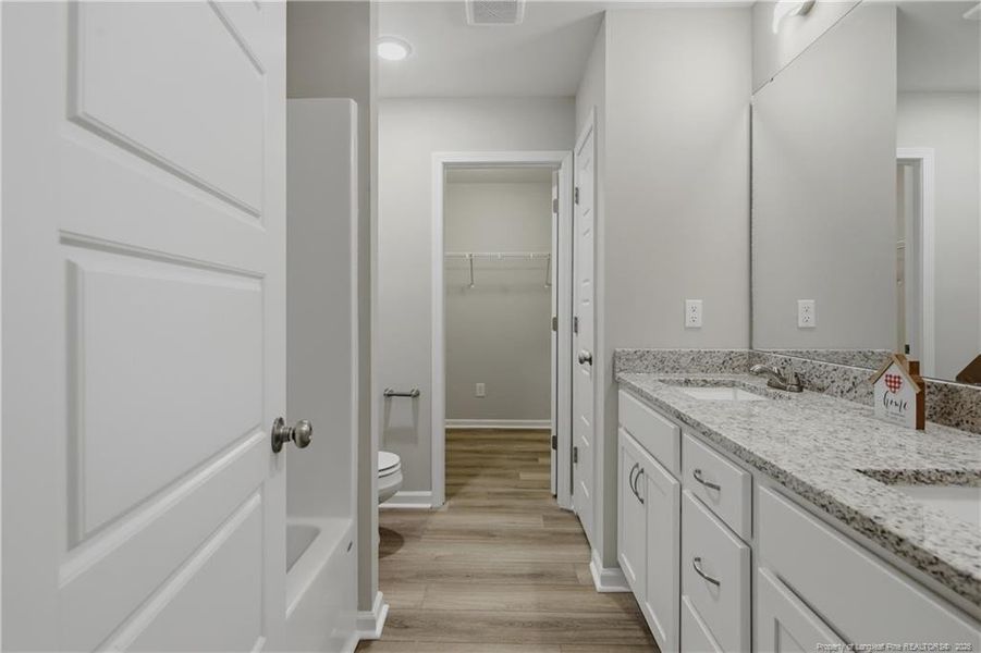 Double sinks in master bath