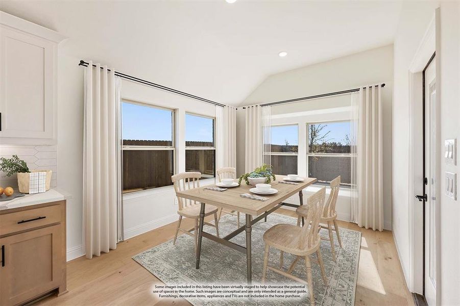 Furnished interior view inside a new home in Willow Wood, McKinney (Image 29).